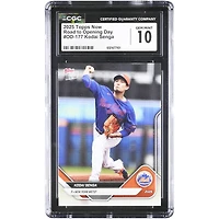 Kodai Senga New York Mets 2025 Topps Now Road to Opening Day #OD-177 CGC Authenticated 10 Card
