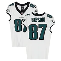 Xavier Gipson Philadelphia Eagles Game-Used #87 White Jersey vs. Green Bay Packers on November 10, 2025