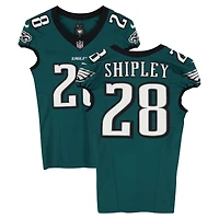 Will Shipley Philadelphia Eagles Game-Used #28 Midnight Green Jersey vs. Tampa Bay Buccaneers on September 28, 2025