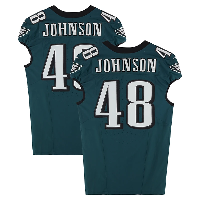 Patrick Johnson Philadelphia Eagles Game-Used #48 Midnight Green Jersey vs. Dallas Cowboys on September 4, 2025