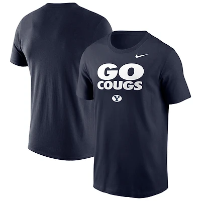Men's Nike Navy BYU Cougars  Practice T-Shirt