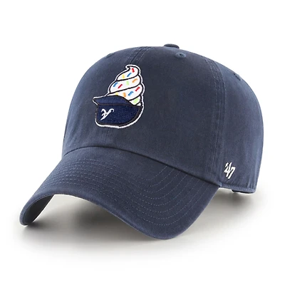 Preschool '47 Navy Atlanta Braves Ice Cream Helmet Clean Up Adjustable Hat