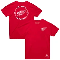 Men's Mitchell & Ness Red Detroit Red Wings Core Penalty Box 3.0 T-Shirt