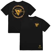 Men's Mitchell & Ness Black Pittsburgh Penguins Core Penalty Box 3.0 T-Shirt