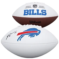 Khalil Shakir Buffalo Bills Autographed Wilson White Panel Football