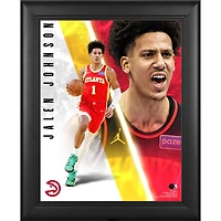 Jalen Johnson Atlanta Hawks Framed 13" x 16" Radiance Collage