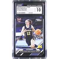 Syla Swords Michigan Wolverines 2025 Bowman U Now March Madness #5 CGC Authenticated Card