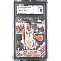 Mark Sears Alabama Crimson Tide 2025 Bowman U Now March Madness #14 CGC Authenticated 10 Card