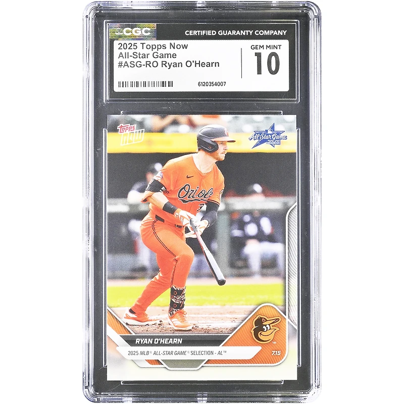 Ryan O'Hearn Baltimore Orioles 2025 Topps Now All-Star Game #ASG-RO CGC Authenticated 10 Card