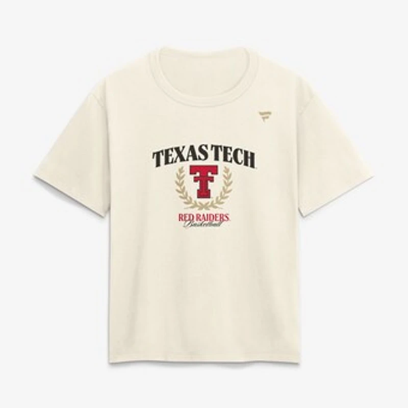 Women's Cream Texas Tech Red Raiders Graphic T-Shirt
