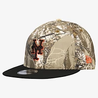 Men's New Era Camo New York Mets Realtree Orange Pop 9FIFTY Snapback Hat