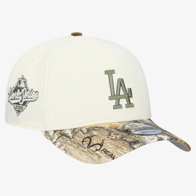 Men's New Era Khaki/Realtree Camo Los Angeles Dodgers 9FORTY A-Frame Adjustable Hat