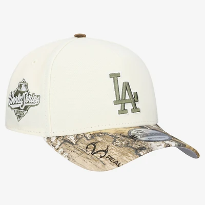 Men's New Era Khaki/Realtree Camo Los Angeles Dodgers 9FORTY A-Frame Adjustable Hat