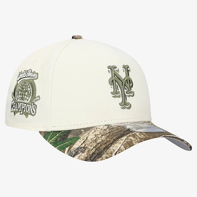 Men's New Era Khaki/Realtree Camo New York Mets 9FORTY A-Frame Adjustable Hat