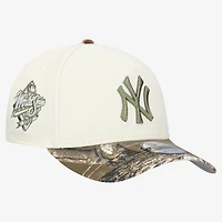Men's New Era Khaki/Realtree Camo New York Yankees 9FORTY A-Frame Adjustable Hat