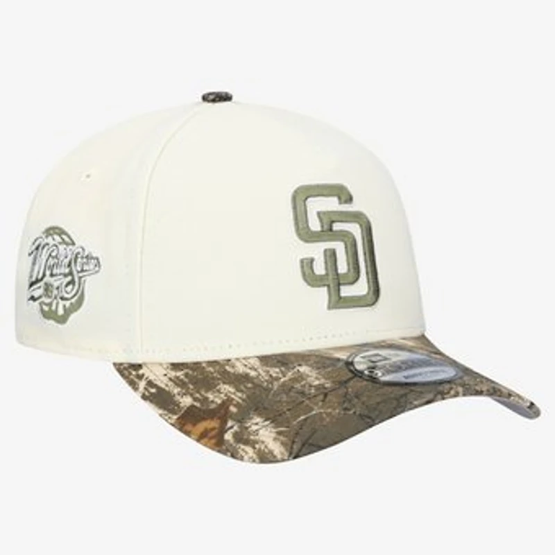 Men's New Era Khaki/Realtree Camo San Diego Padres 9FORTY A-Frame Adjustable Hat