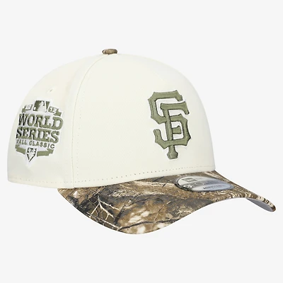 Men's New Era Khaki/Realtree Camo San Francisco Giants 9FORTY A-Frame Adjustable Hat
