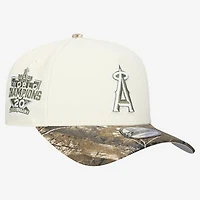 Men's New Era Khaki/Realtree Camo Los Angeles Angels 9FORTY A-Frame Adjustable Hat