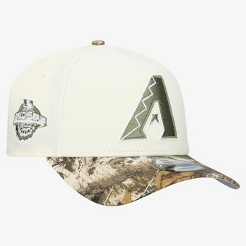 Men's New Era Khaki/Realtree Camo Arizona Diamondbacks 9FORTY A-Frame Adjustable Hat