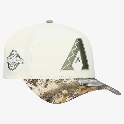 Men's New Era Khaki/Realtree Camo Arizona Diamondbacks 9FORTY A-Frame Adjustable Hat