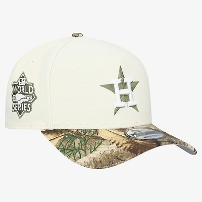 Men's New Era Khaki/Realtree Camo Houston Astros 9FORTY A-Frame Adjustable Hat