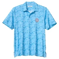 Men's Tommy Bahama  Light Blue Tennessee Titans Bahama Coast Palm Retreat IslandZone Polo