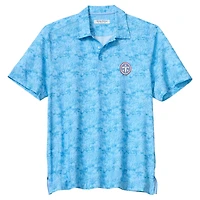 Men's Tommy Bahama  Light Blue Tennessee Titans Bahama Coast Palm Retreat IslandZone Polo