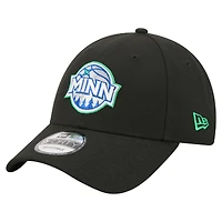 Men's New Era Black Minnesota Timberwolves 9FORTY Adjustable Hat