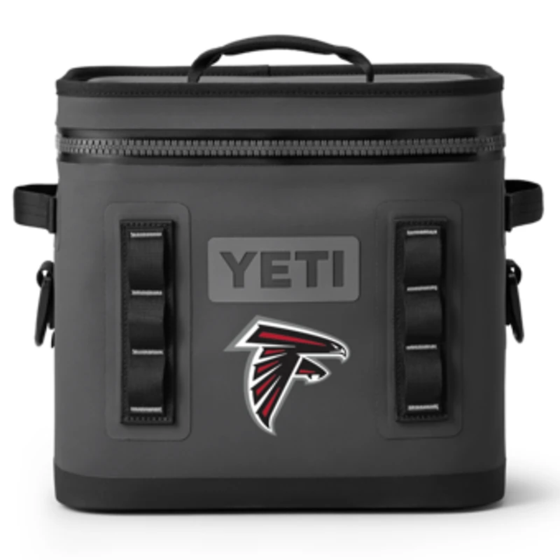 YETI  Charcoal Atlanta Falcons Hopper Flip 12L Soft Cooler
