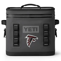 YETI  Charcoal Atlanta Falcons Hopper Flip 12L Soft Cooler