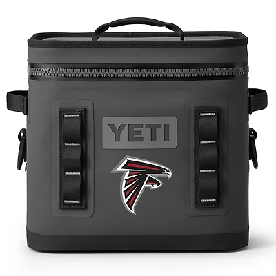 YETI  Charcoal Atlanta Falcons Hopper Flip 12L Soft Cooler