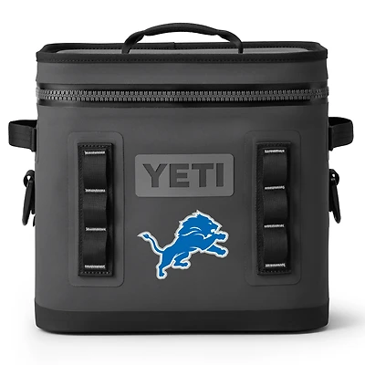 YETI  Charcoal Detroit Lions Hopper Flip 12L Soft Cooler