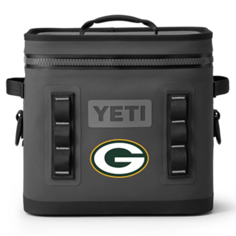 YETI  Charcoal Green Bay Packers Hopper Flip 12L Soft Cooler