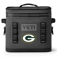 YETI  Charcoal Green Bay Packers Hopper Flip 12L Soft Cooler