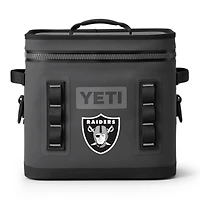 YETI  Charcoal Las Vegas Raiders Hopper Flip 12L Soft Cooler