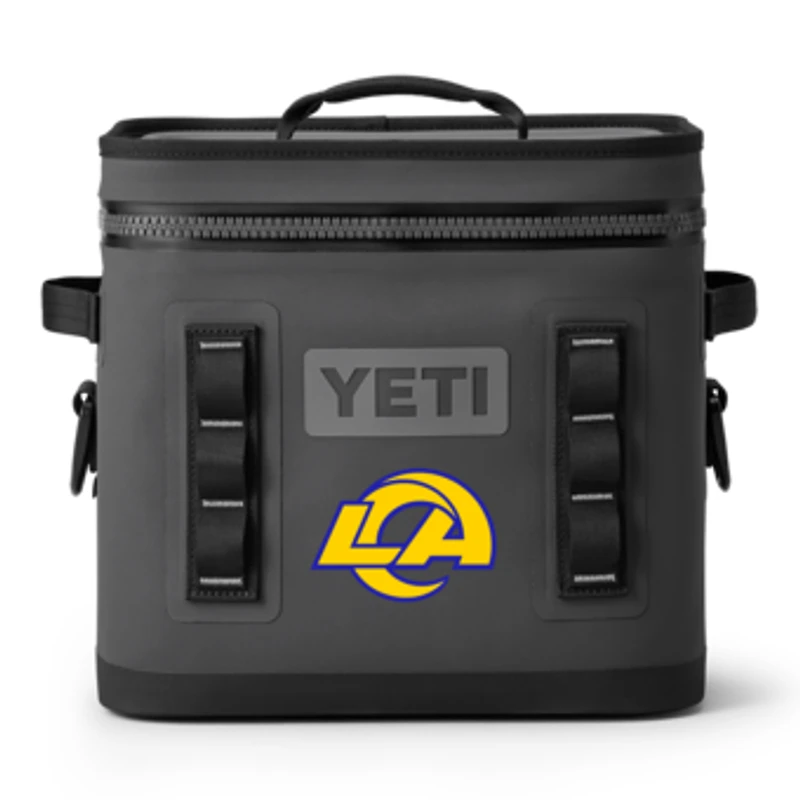YETI  Charcoal Los Angeles Rams Hopper Flip 12L Soft Cooler