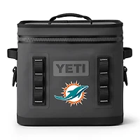YETI  Charcoal Miami Dolphins Hopper Flip 12L Soft Cooler