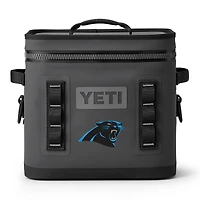 YETI  Charcoal Carolina Panthers Hopper Flip 12L Soft Cooler