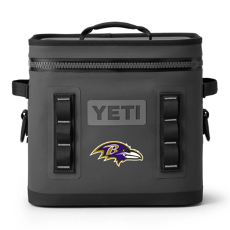 YETI  Charcoal Baltimore Ravens Hopper Flip 12L Soft Cooler