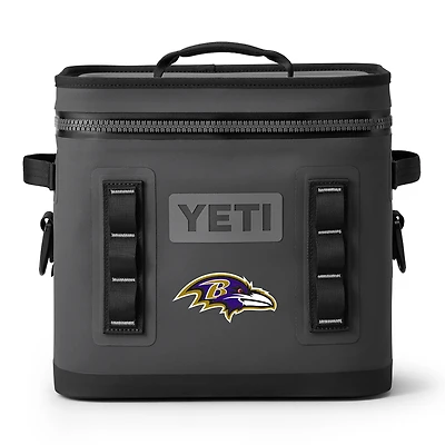 YETI  Charcoal Baltimore Ravens Hopper Flip 12L Soft Cooler