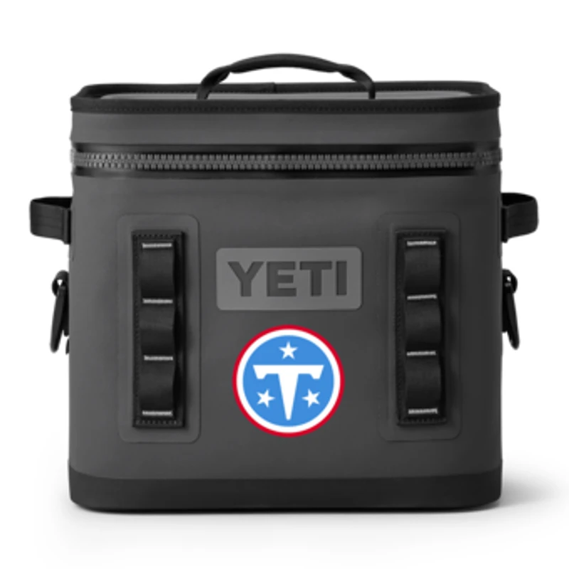 YETI  Charcoal Tennessee Titans Hopper Flip 12L Soft Cooler