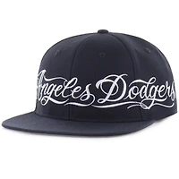 Men's Mister Cartoon x '47 Navy Los Angeles Dodgers Wrap Script Captain Snapback Hat