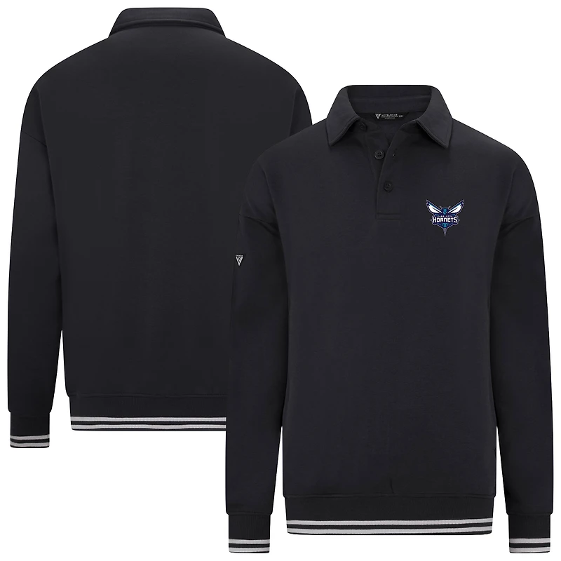 Men's Levelwear Black Charlotte Hornets Sportsman Top