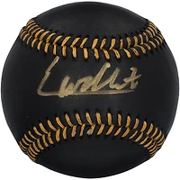 Eli Willits Washington Nationals Autographed Black Leather Baseball
