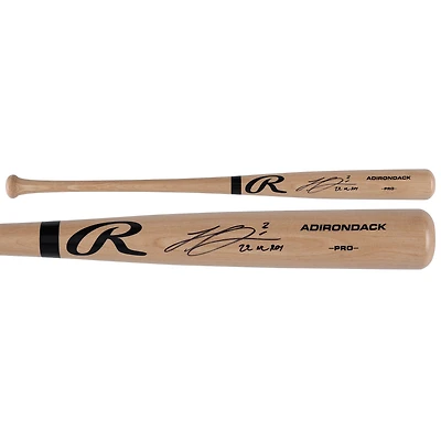 Michael Harris II Atlanta Braves Autographed Blonde Rawlings Pro Bat with "22 NL ROY" Inscription
