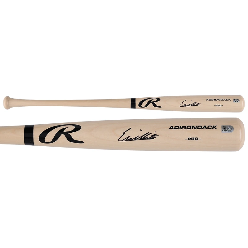 Eli Willits Washington Nationals Autographed Blonde Rawlings Pro Bat