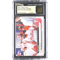 Johan Rojas Philadelphia Phillies 2025 Topps Now Road to Opening Day #OD-190 CGC Authenticated PRISTINE 10 Card