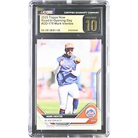 Mark Vientos New York Mets 2025 Topps Now Road to Opening Day #OD-179 CGC Authenticated PRISTINE 10 Card