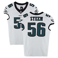 Tyler Steen Philadelphia Eagles Game-Used #56 White Jersey vs. New York Giants on October 9, 2025