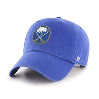 Men's '47  Royal Buffalo Sabres Logo Clean Up Adjustable Hat